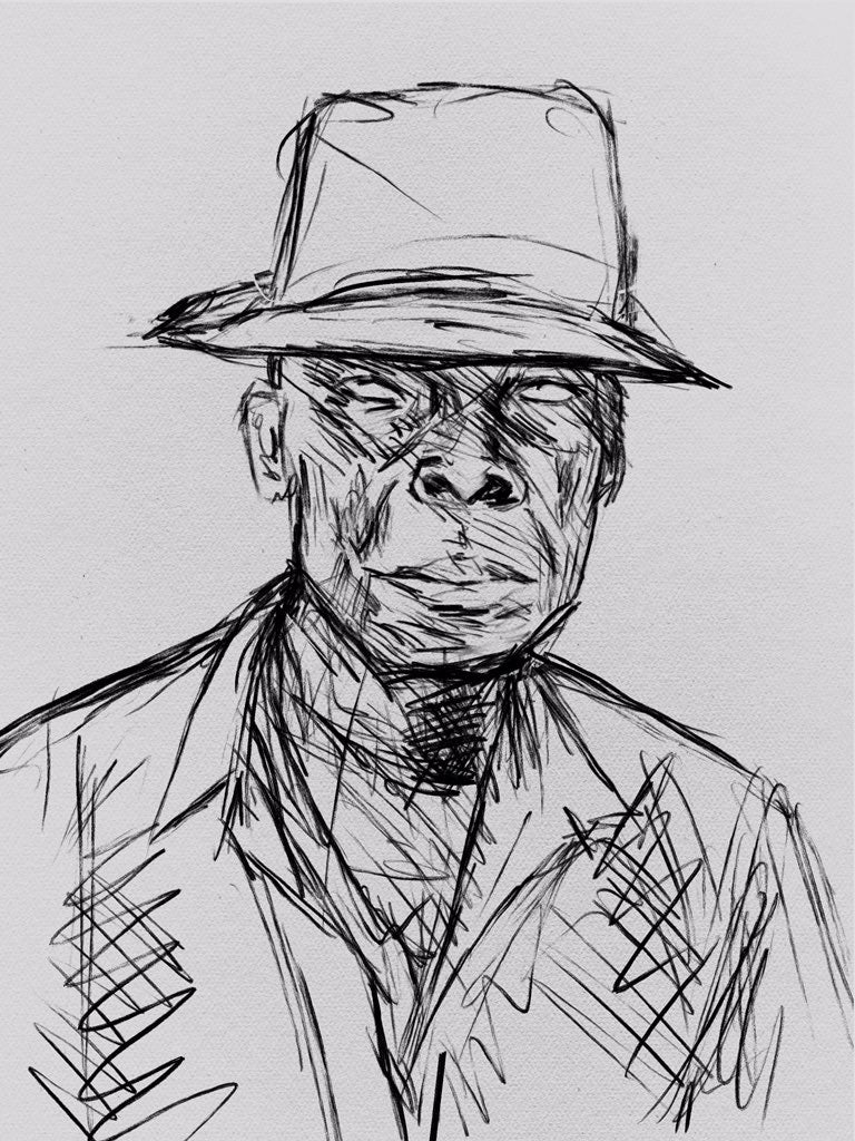 Red Man, original sketch by Anthony Azekwoh