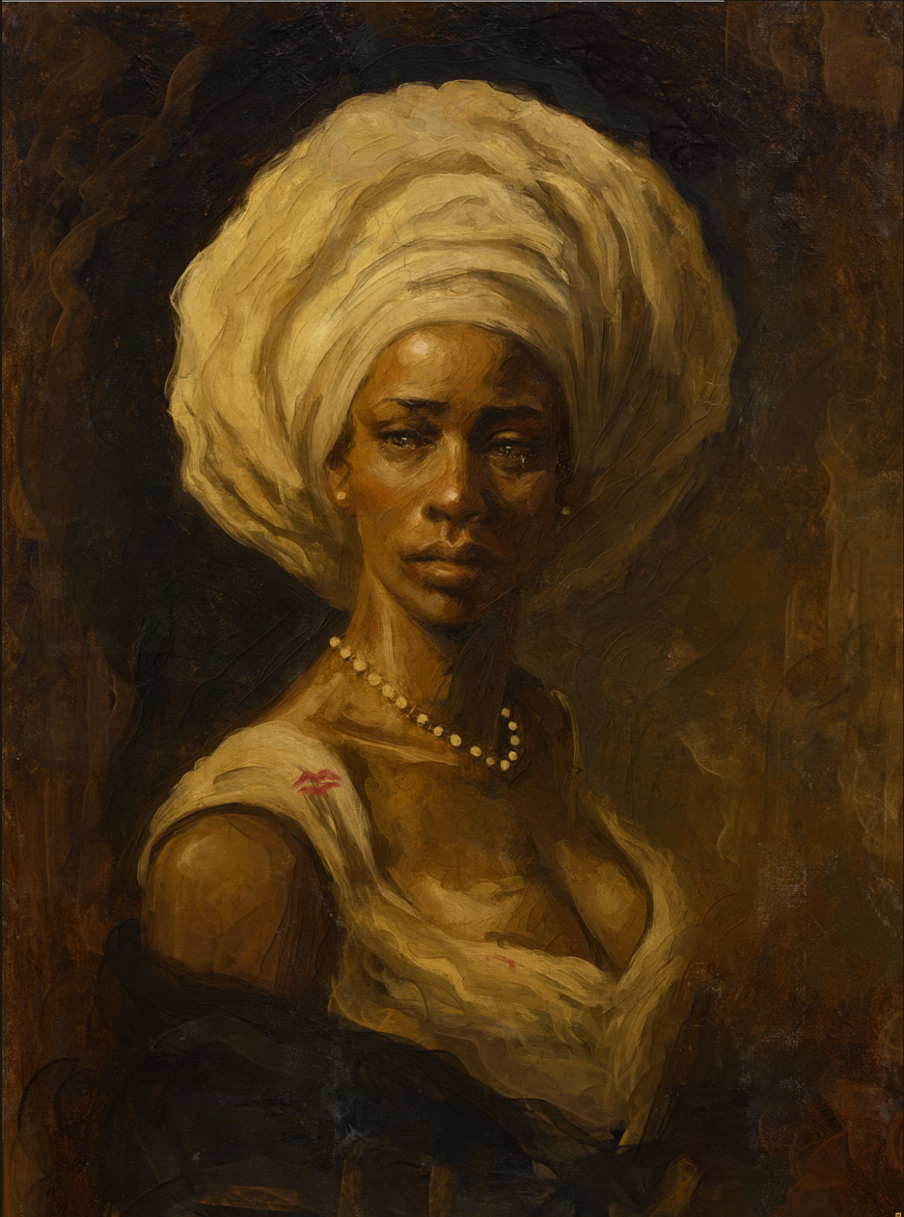 Anthony Azekwoh painting, Lagos studio